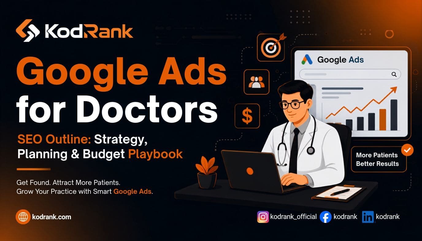 Google Ads for Doctors SEO Outline