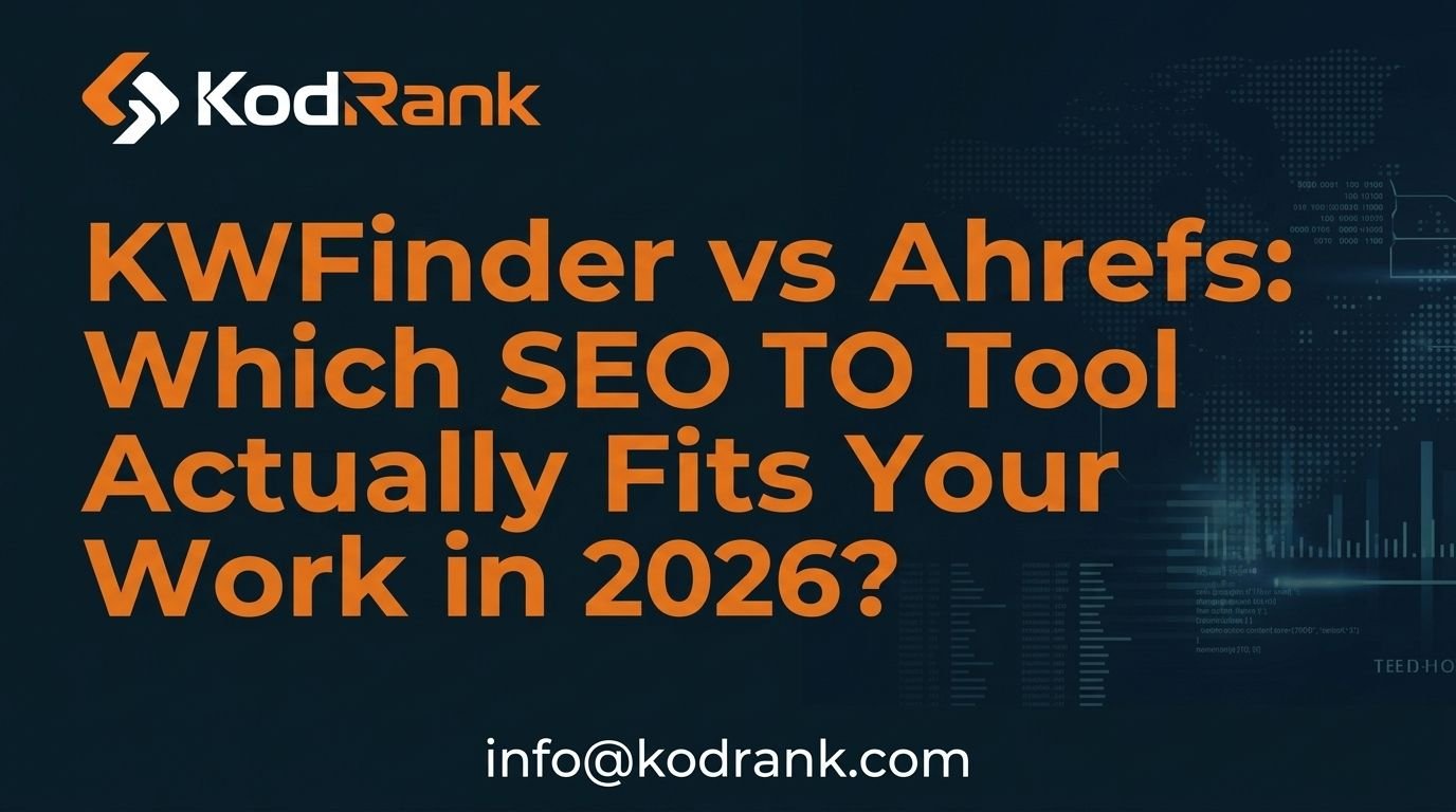 KWFinder vs Ahrefs