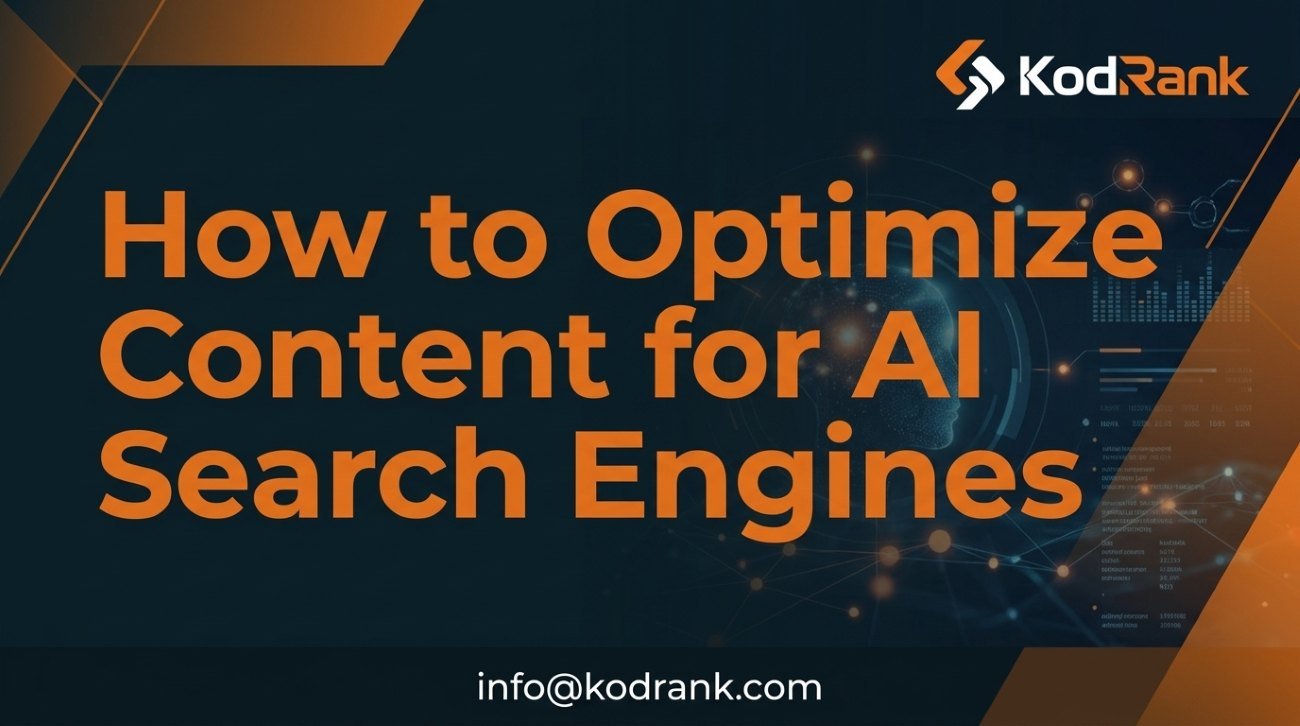 How to Optimize Content for AI Search Engines