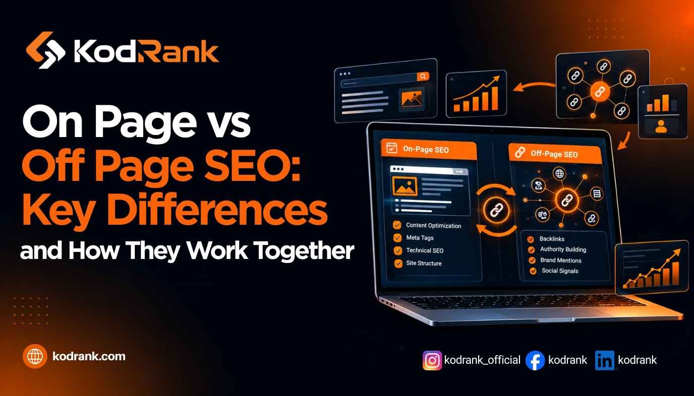 On Page vs Off Page SEO