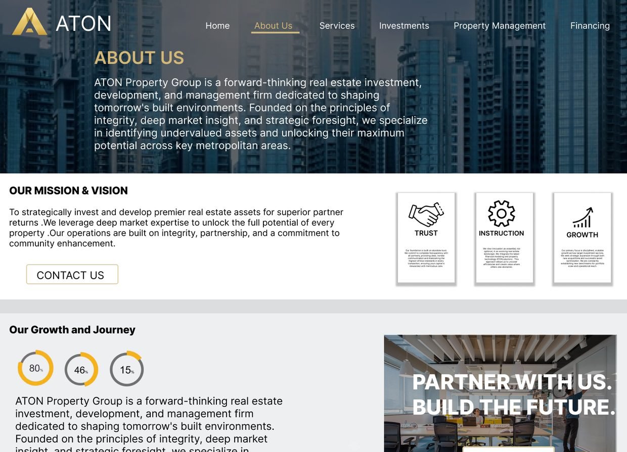 ATON Property Group real estate investment corporate website